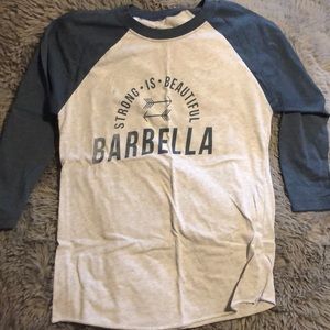 Strong is beautiful baseball tee